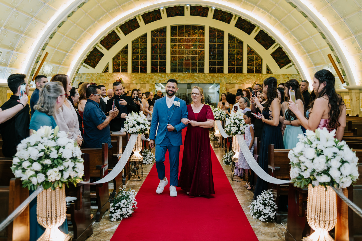 Casamento da Debora e do Caio na Igreja Sao Carlos Borromeu