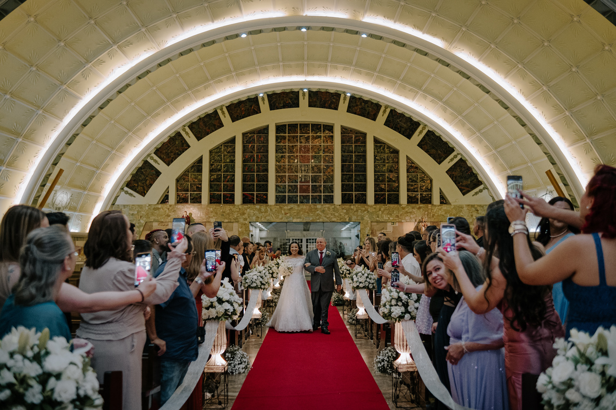 Casamento da Debora e do Caio na Igreja Sao Carlos Borromeu