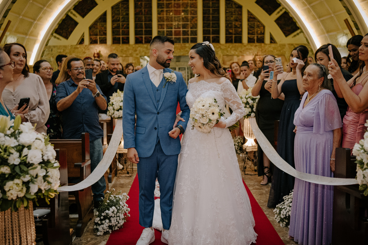Casamento da Debora e do Caio na Igreja Sao Carlos Borromeu
