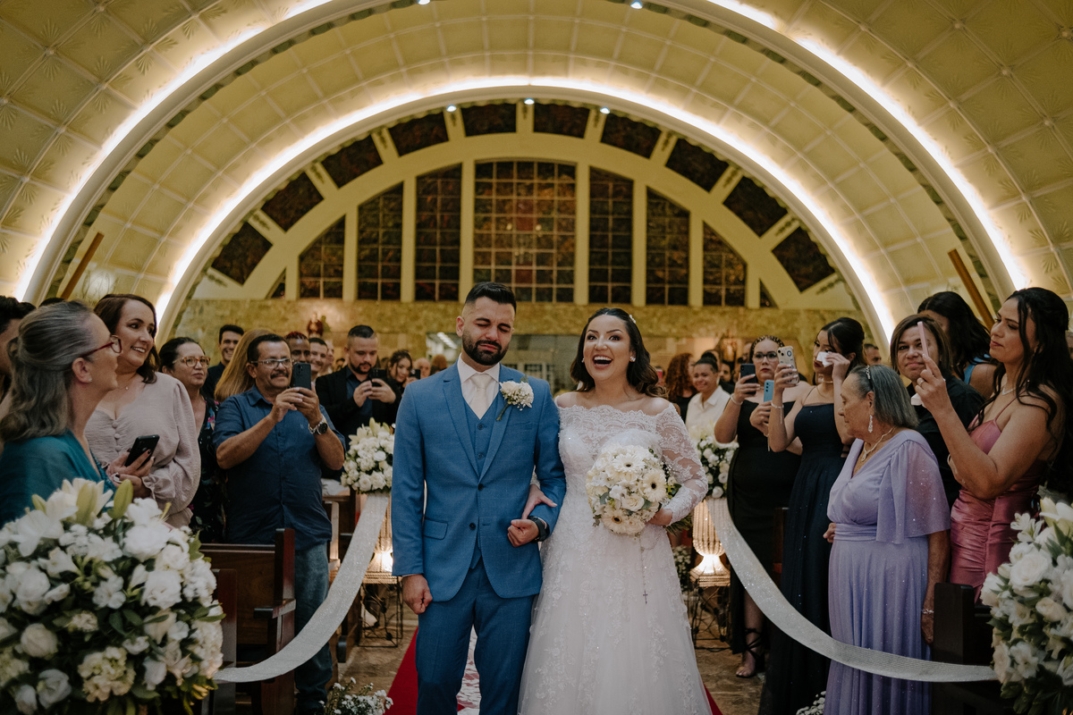 Casamento da Debora e do Caio na Igreja Sao Carlos Borromeu