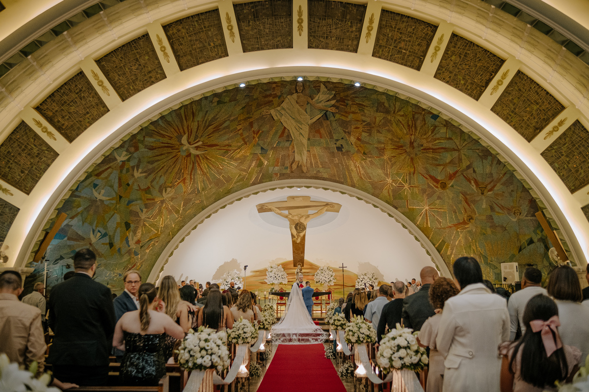 Casamento da Debora e do Caio na Igreja Sao Carlos Borromeu
