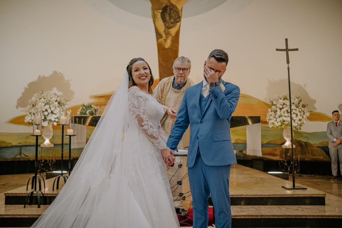 Casamento da Debora e do Caio na Igreja Sao Carlos Borromeu