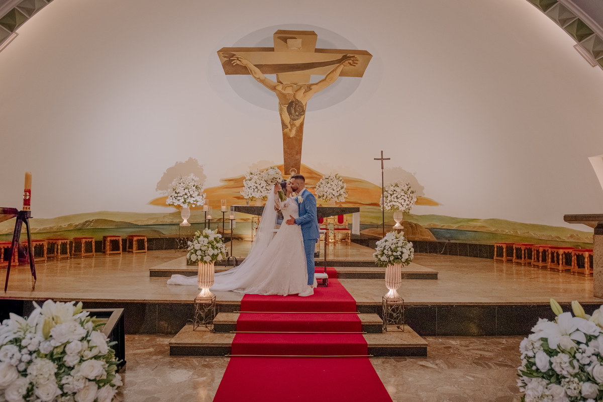 Casamento da Debora e do Caio na Igreja Sao Carlos Borromeu