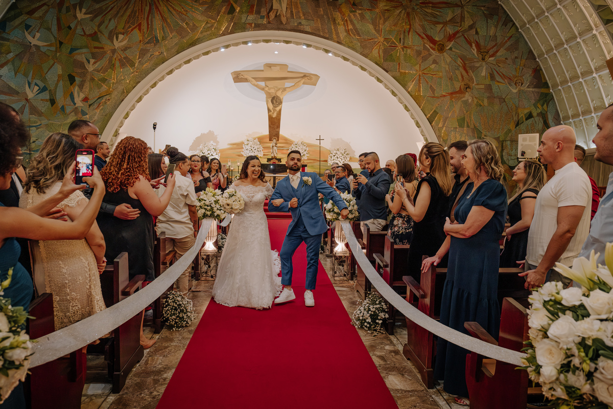 Casamento da Debora e do Caio na Igreja Sao Carlos Borromeu