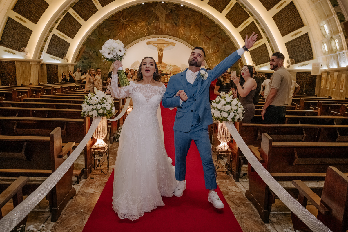 Casamento da Debora e do Caio na Igreja Sao Carlos Borromeu