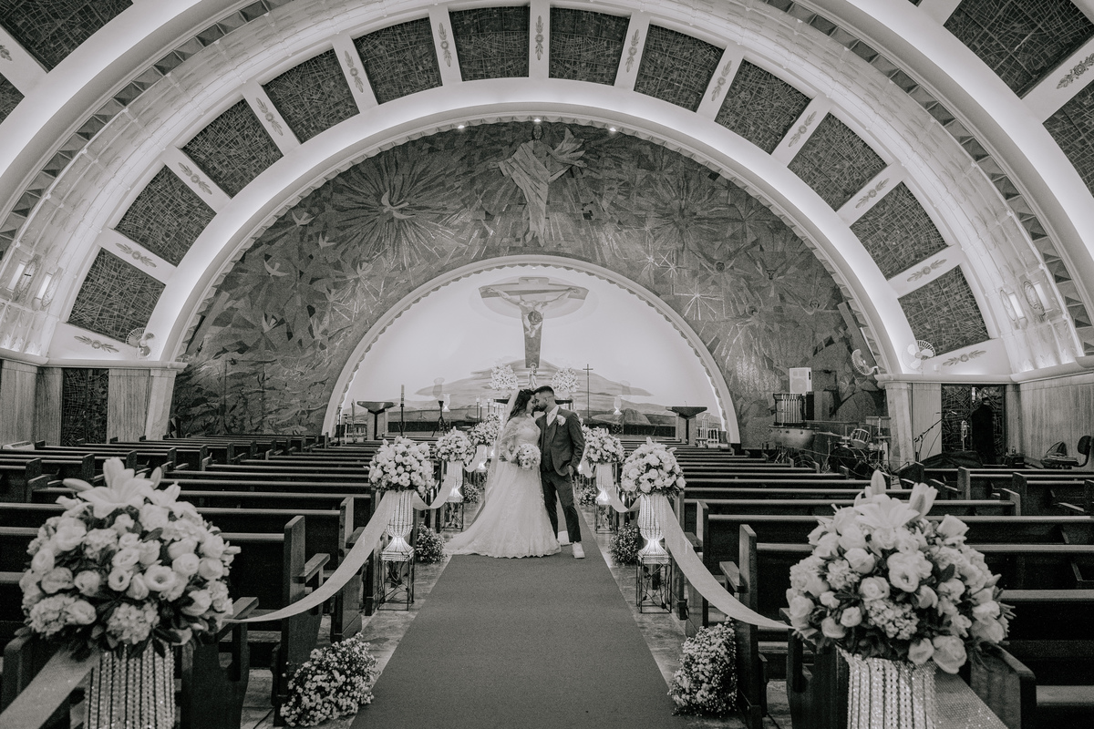 Casamento da Debora e do Caio na Igreja Sao Carlos Borromeu