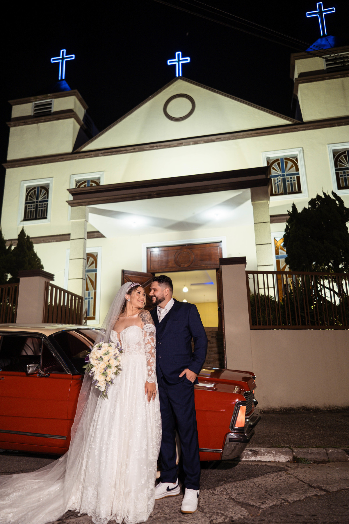 Casamento Thalyta e Tiago no Salão Nossa Senhora Aparecida