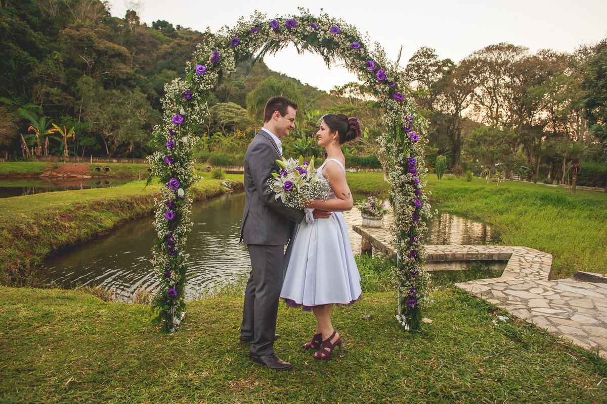 Casamento da Liris e Lucas realizado no Sitio da Mama