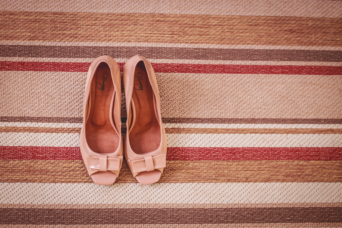 Foto Sapato da Noiva Tamires no Espaço Natureza