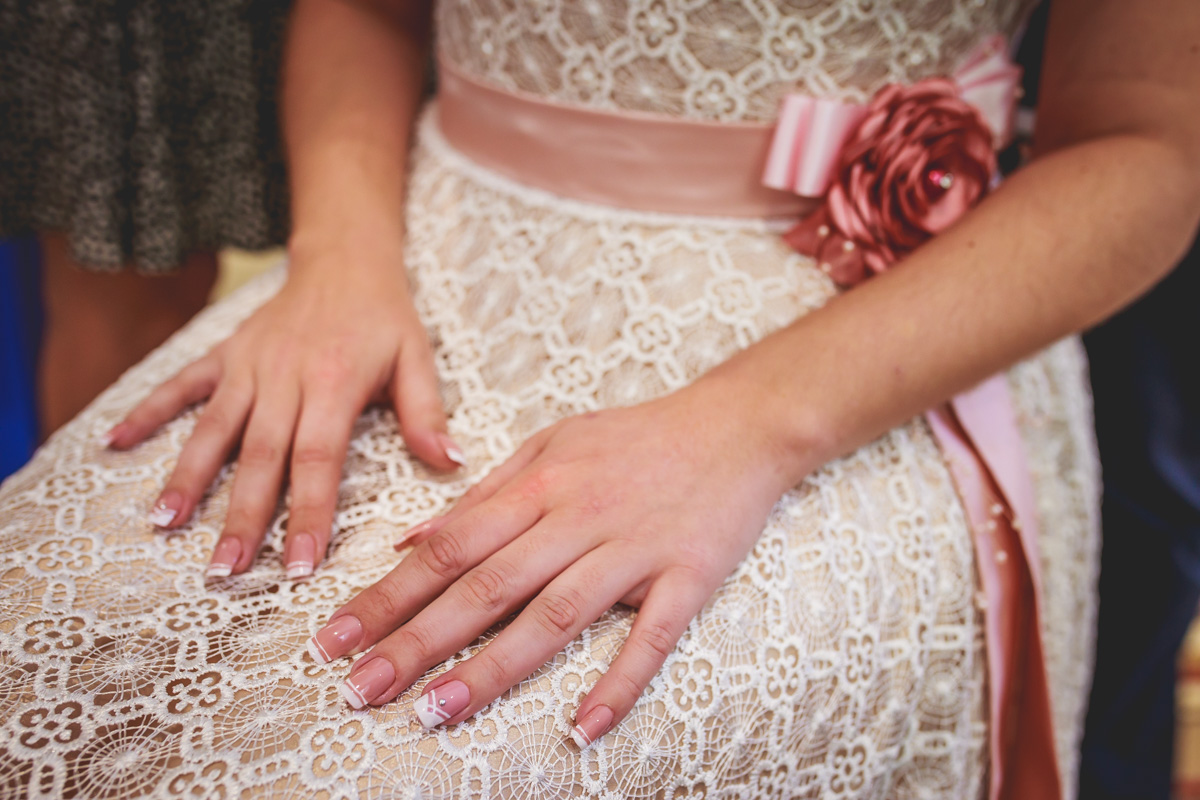 Vestido da noiva Tamires no Espaço Natureza