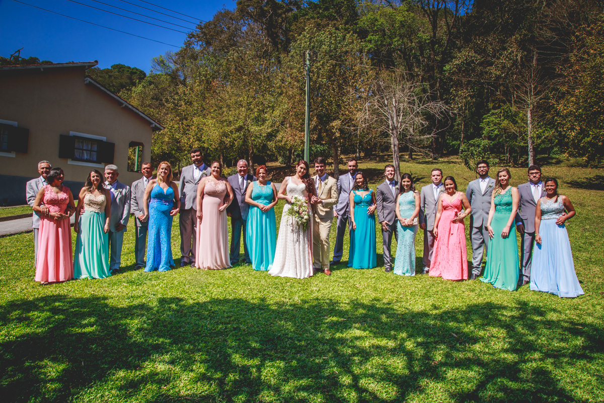 Fotos feita pela Amazing Fotografia padrinhos no Espaço Natureza