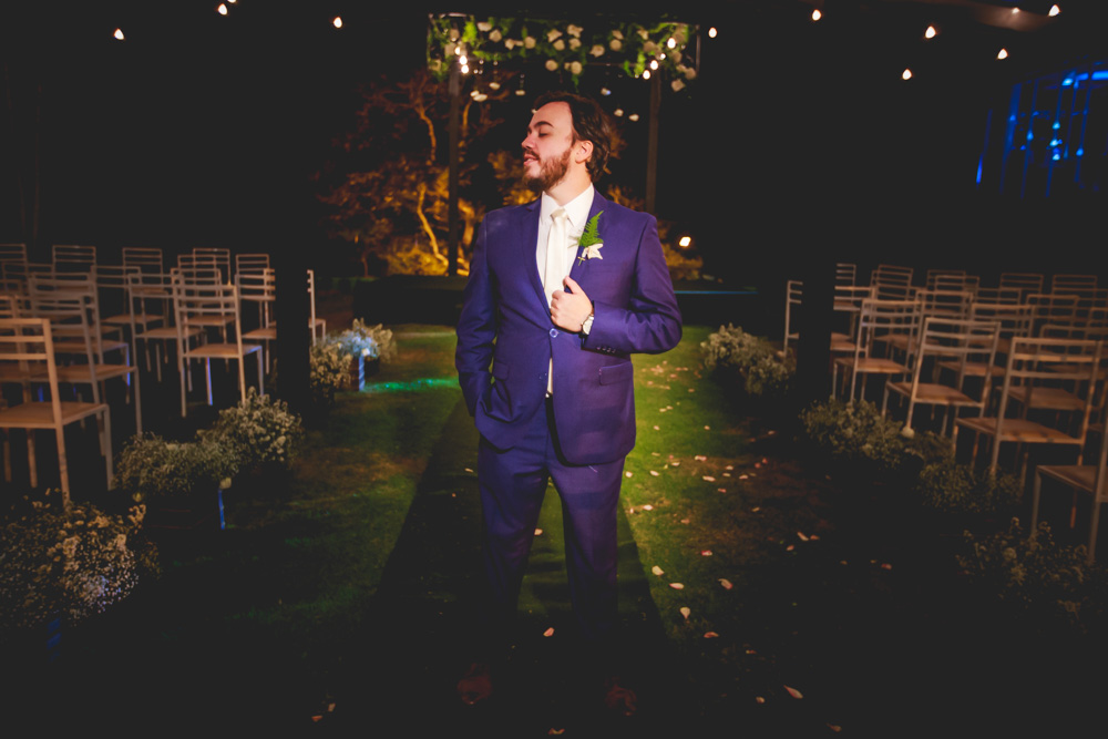 Foto do noivo Augusto no no Villa Sansu