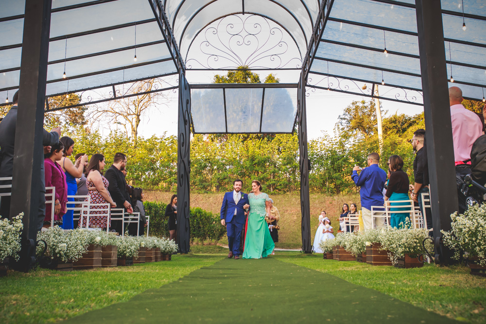 Entrada do noivo Augusto no no Villa Sansu