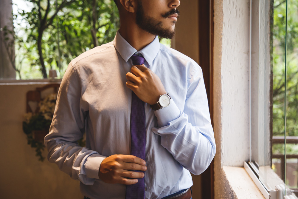 Noivo Henrique se arrumando no Recanto dos Sonhos 