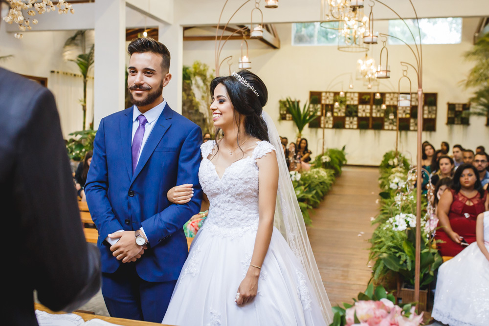 Cerimonia de casamento da Lisandra e do Henrique no Recanto dos Sonhos