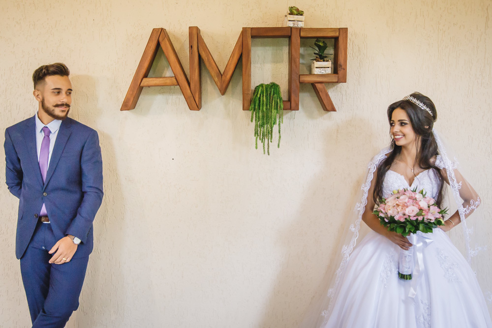 Lisandra e Henrique cerimonia de casamento fotografada pela Amazing Fotografia no Recanto dos Sonhos
