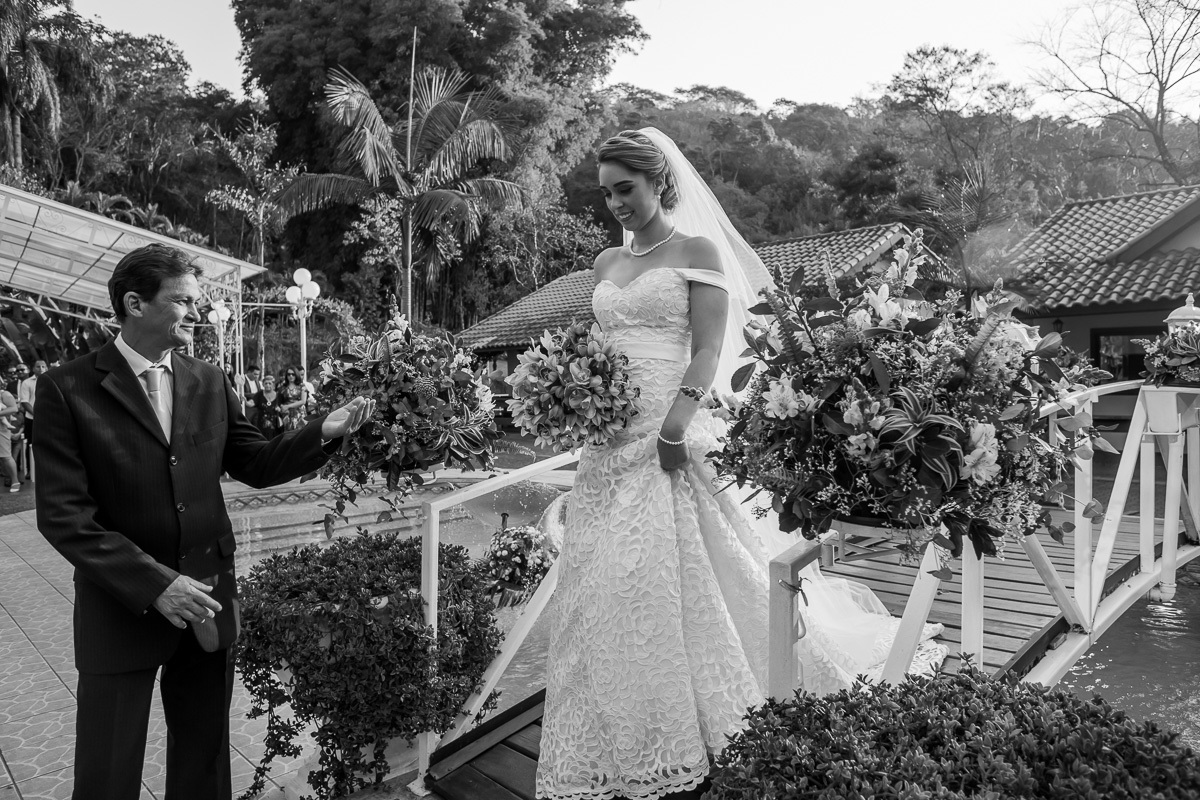 Sintonia entre pai e filha no Buffet Ravena Garden