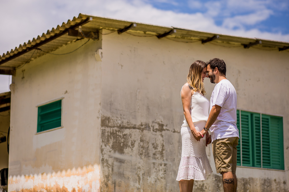 Ensaio com resgate de história da Keke e o Alex