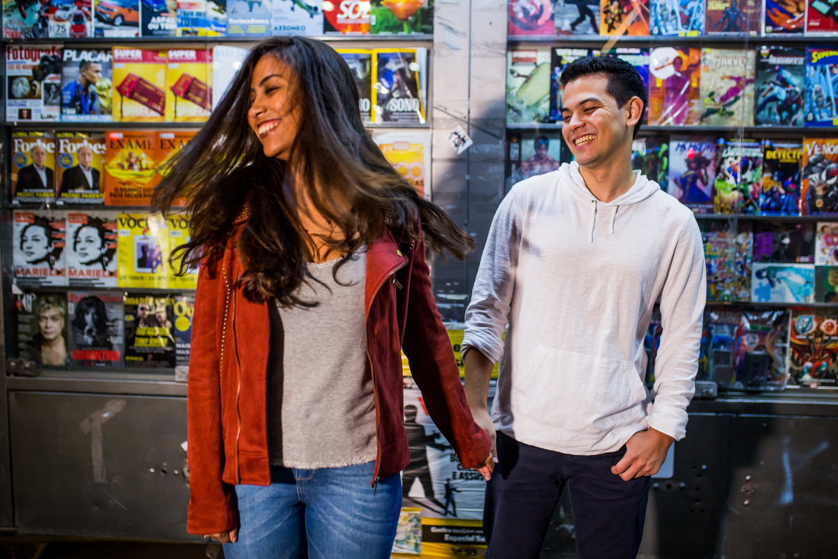 Ensaio de Casal realizado na Av Paulista em São Paulo