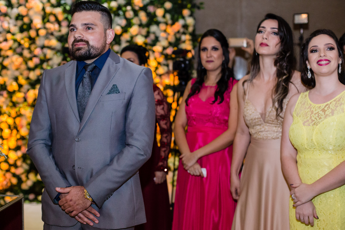 Noiva Rafael a espera da noiva Marina no casa Bertolazzi 