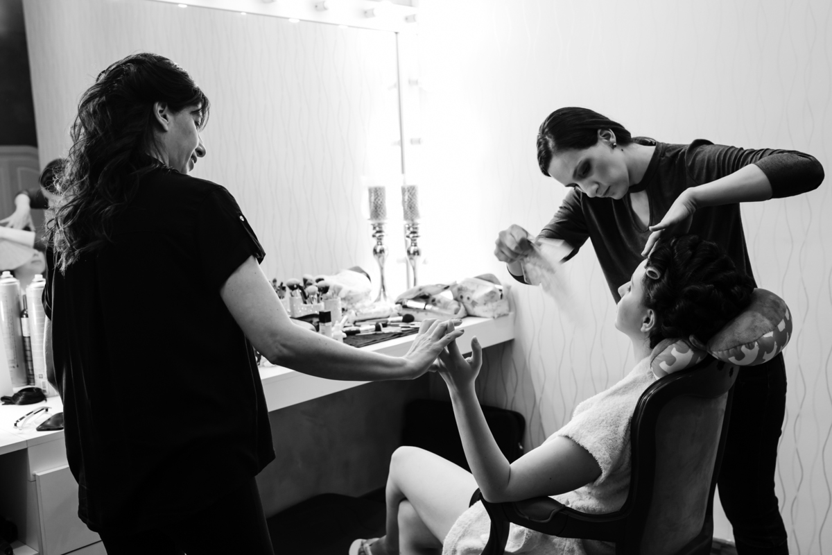 Making Off da Noiva Bianca no Mansão tulipas 