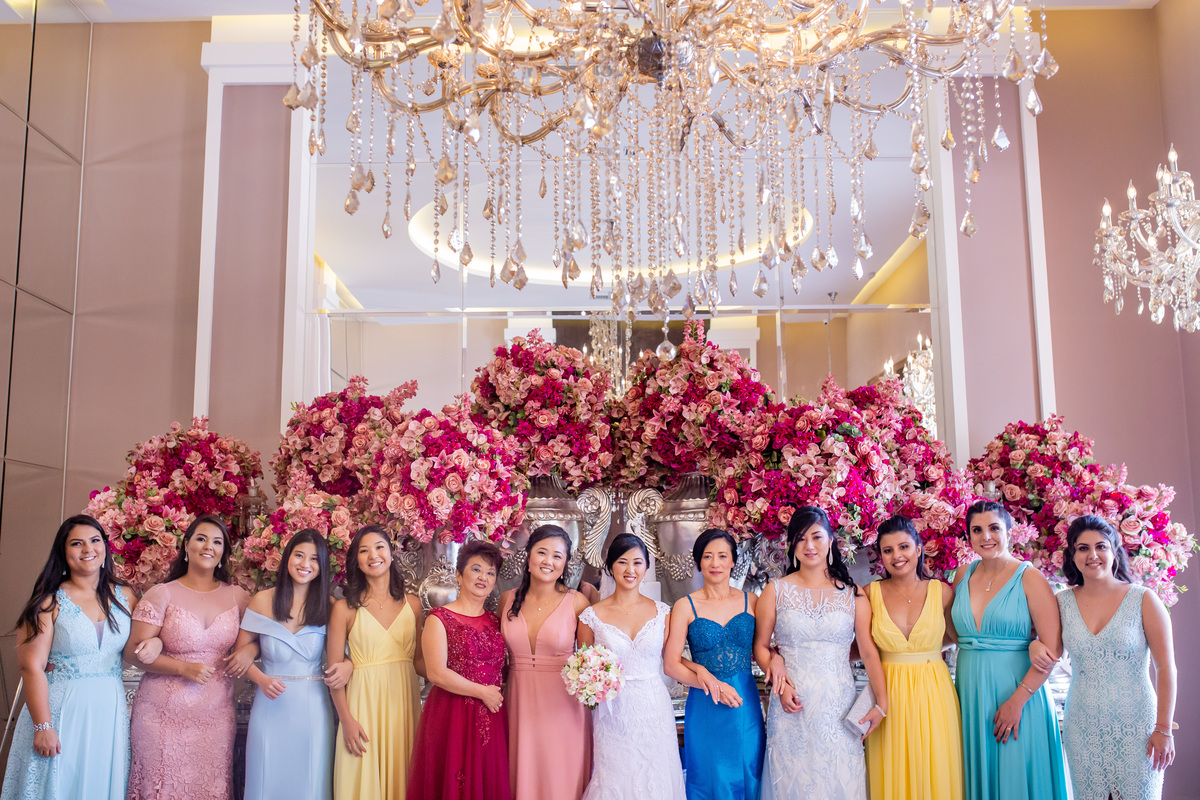 Madrinha casamento bianca e Rafael