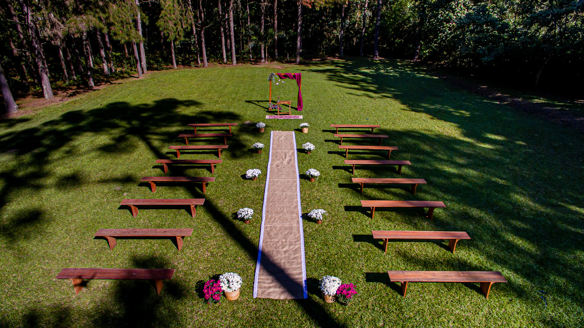 Espaço verde Guarulhos área da cerimonia 