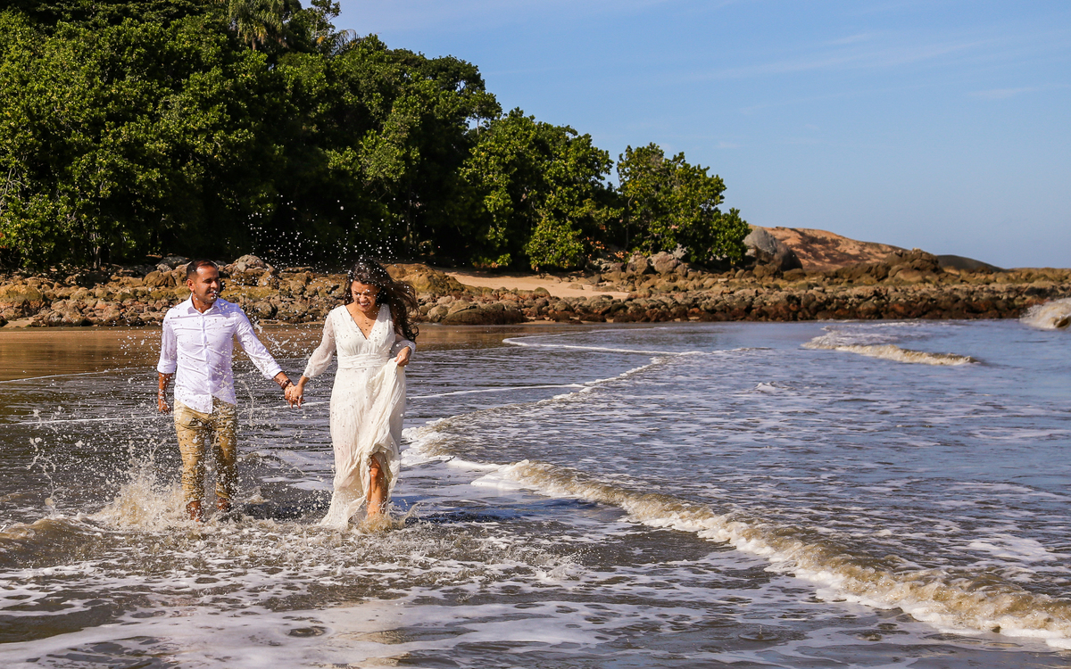 Ensaio realizado na Praia das Conchas