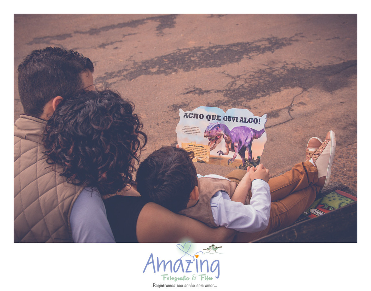 O Paleontólogo Caio - Ensaio em Familia