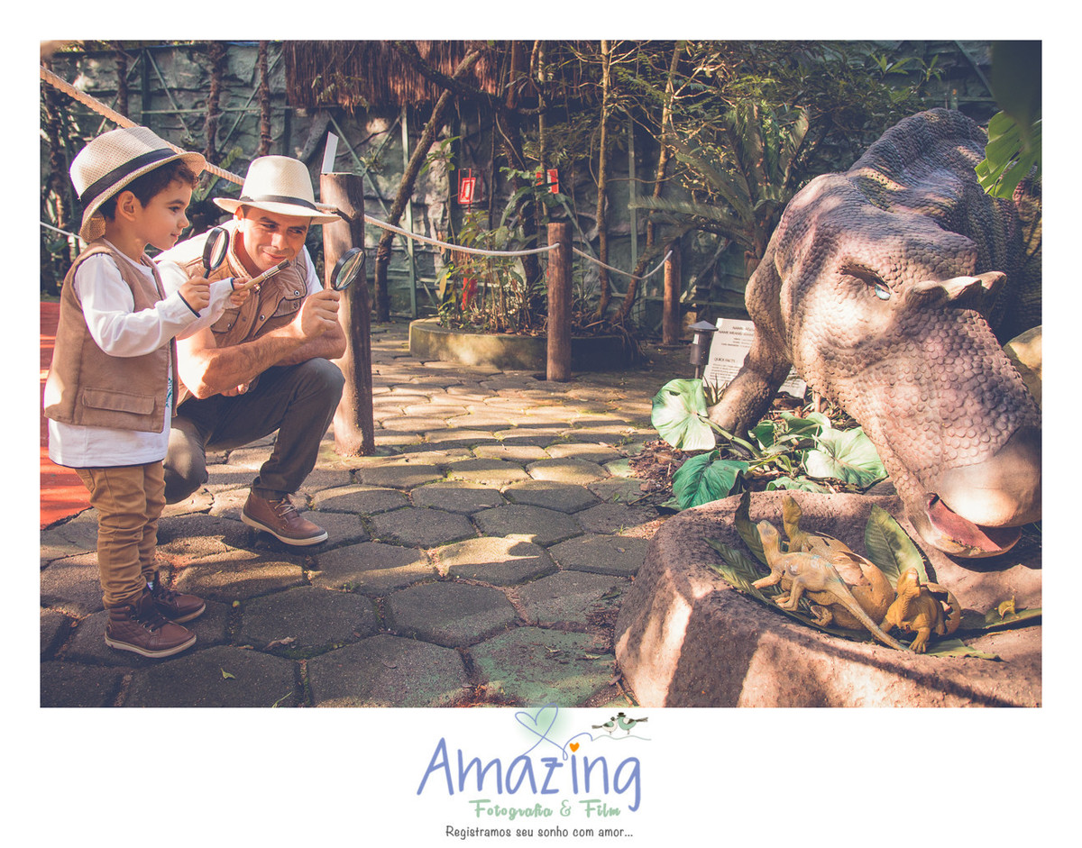 O Paleontólogo Caio - Ensaio em Familia