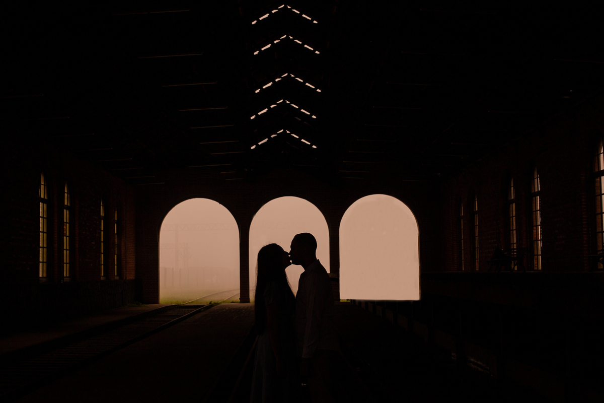 Ensaio Pre Wedding da Rayane e do Lucas realizado na vila de Paranapiacaba