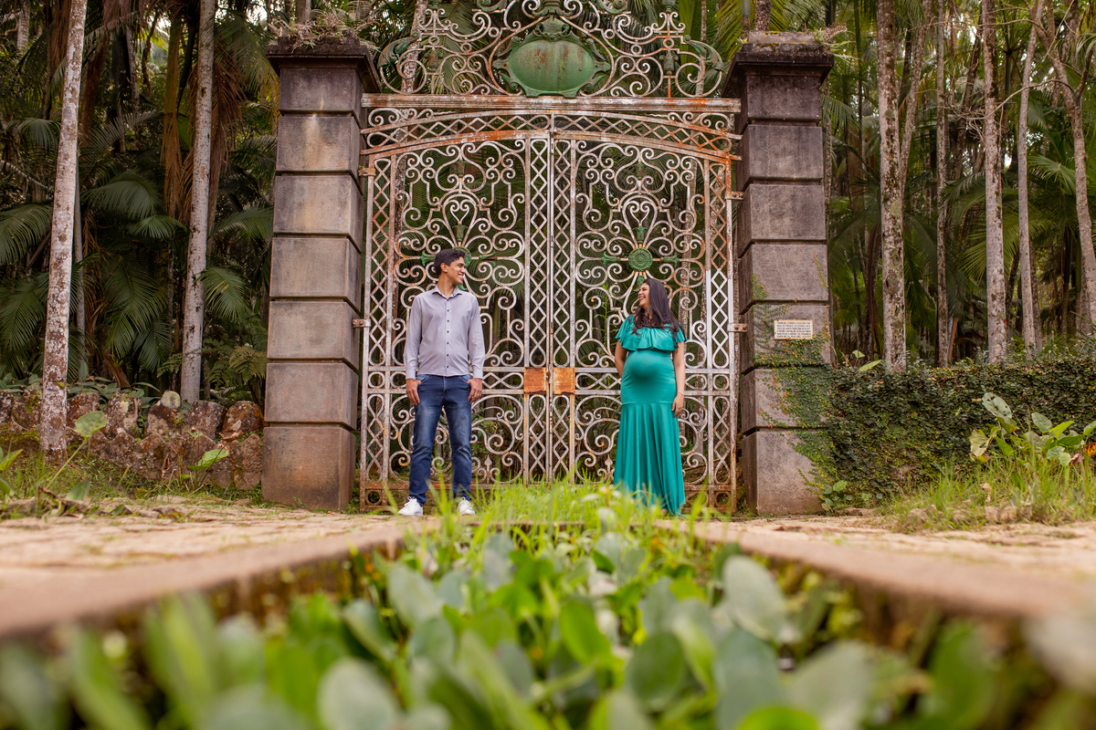 Ensaio de Gestante no Jardim Botânico de São Paulo
