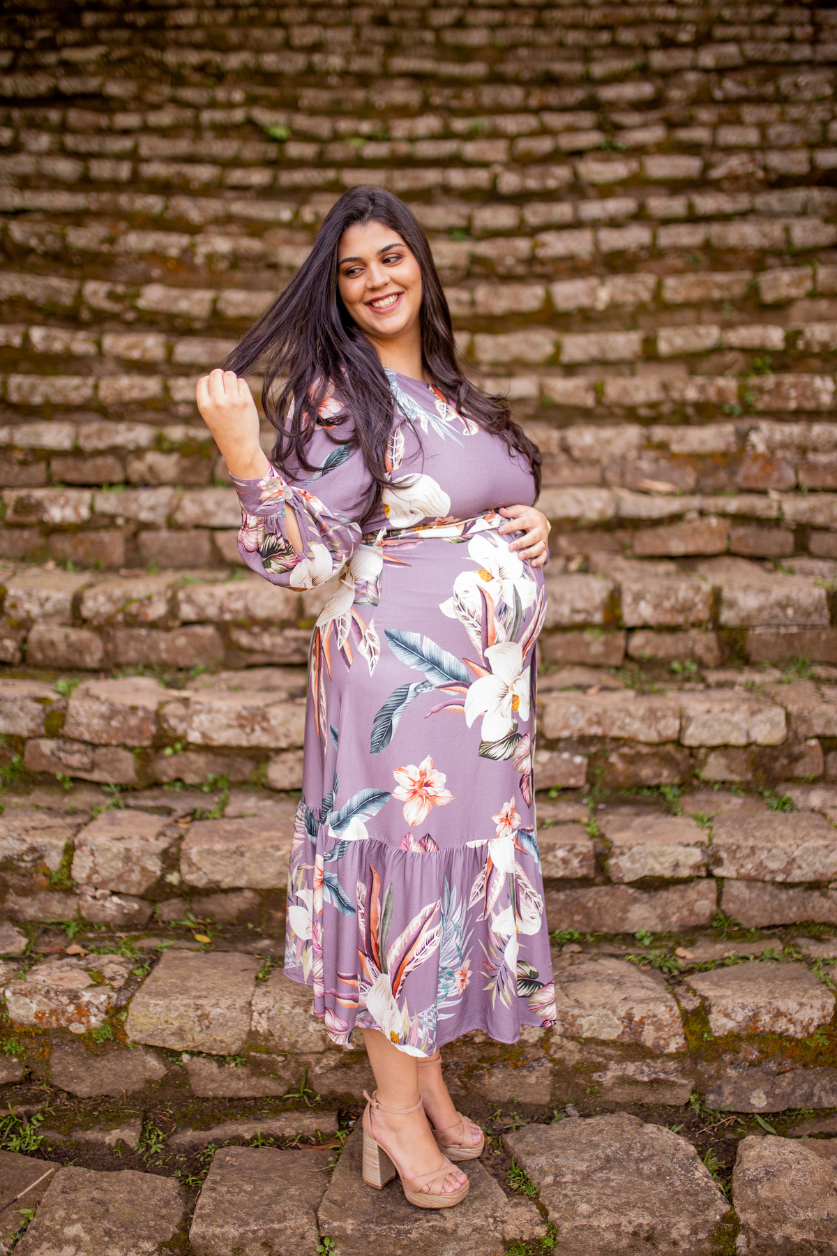 Ensaio de Gestante no Jardim Botânico de São Paulo