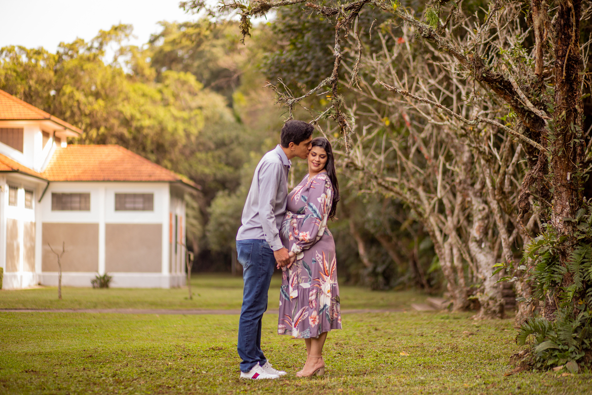 Ensaio de Gestante no Jardim Botânico de São Paulo