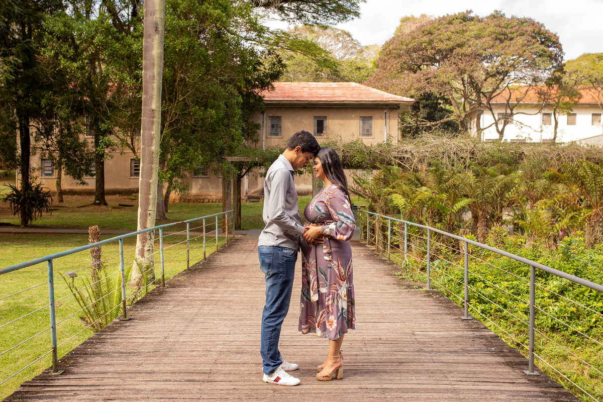 Ensaio de Gestante no Jardim Botânico de São Paulo