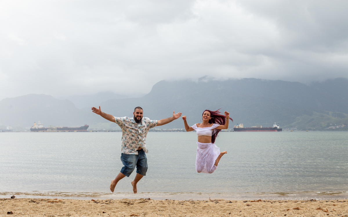 Ensaio pre Wedding da Amanda e do Will realizado na Ilha Bela