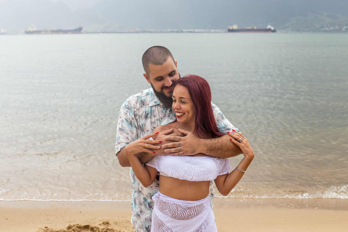 Ensaio pre Wedding da Amanda e do Will realizado na Ilha Bela