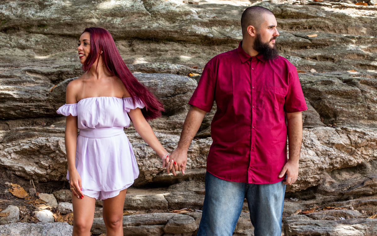 Ensaio de Casal Pre Wedding realizado na Ilha Bela 