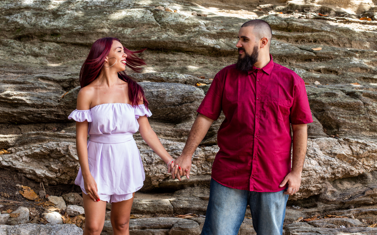 Ensaio pre Wedding da Amanda e do Will realizado na Ilha Bela