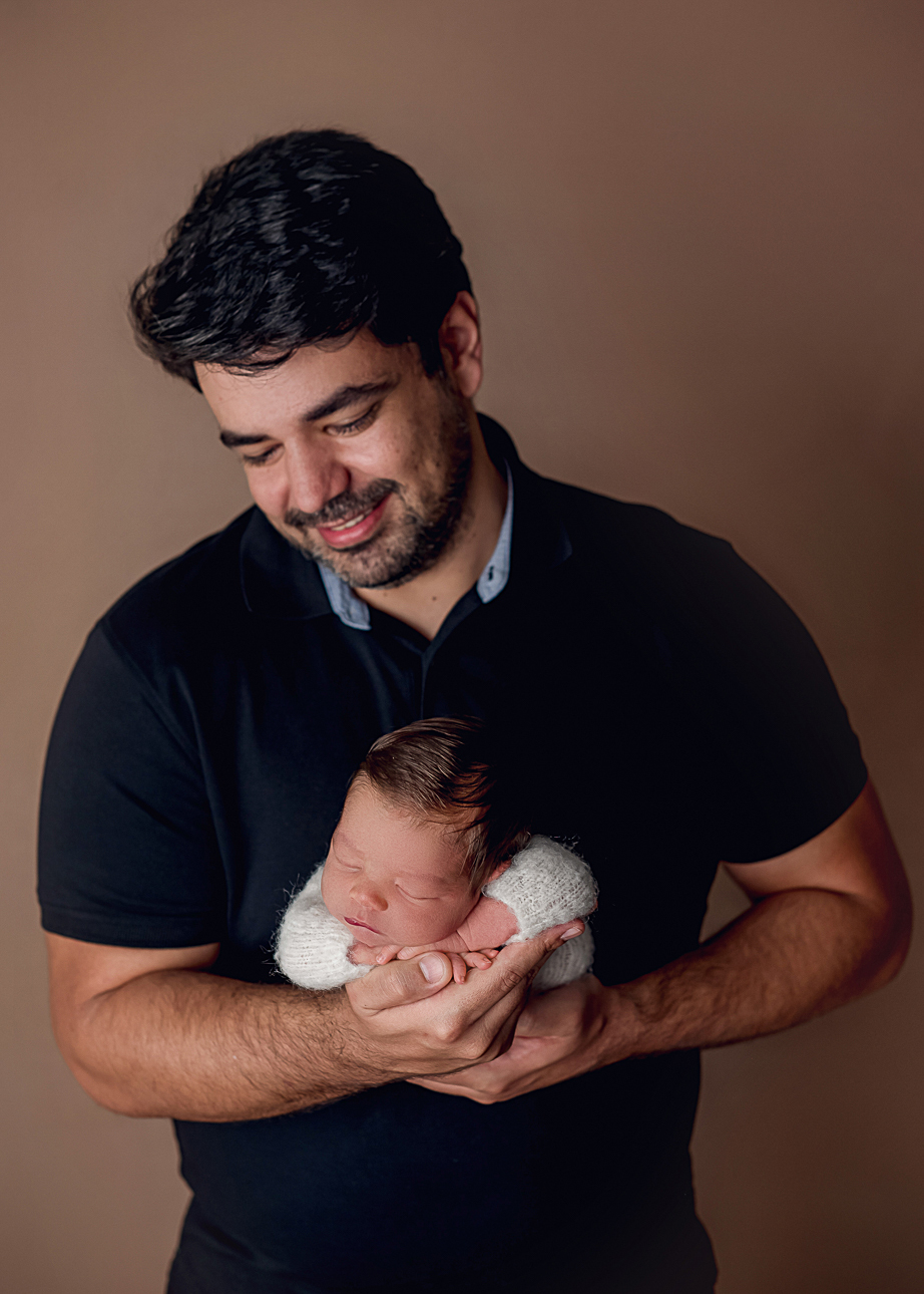 Fotos de bebê em família 