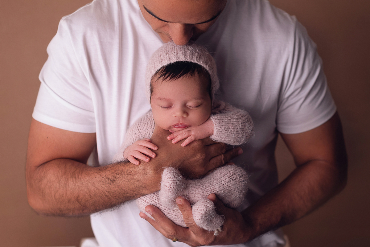 fotos de bebê em família 