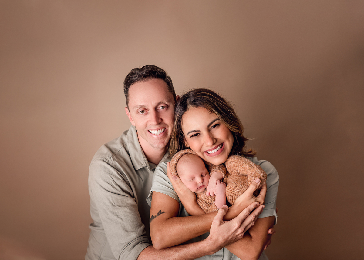 Ensaio de newborn com a mãe 