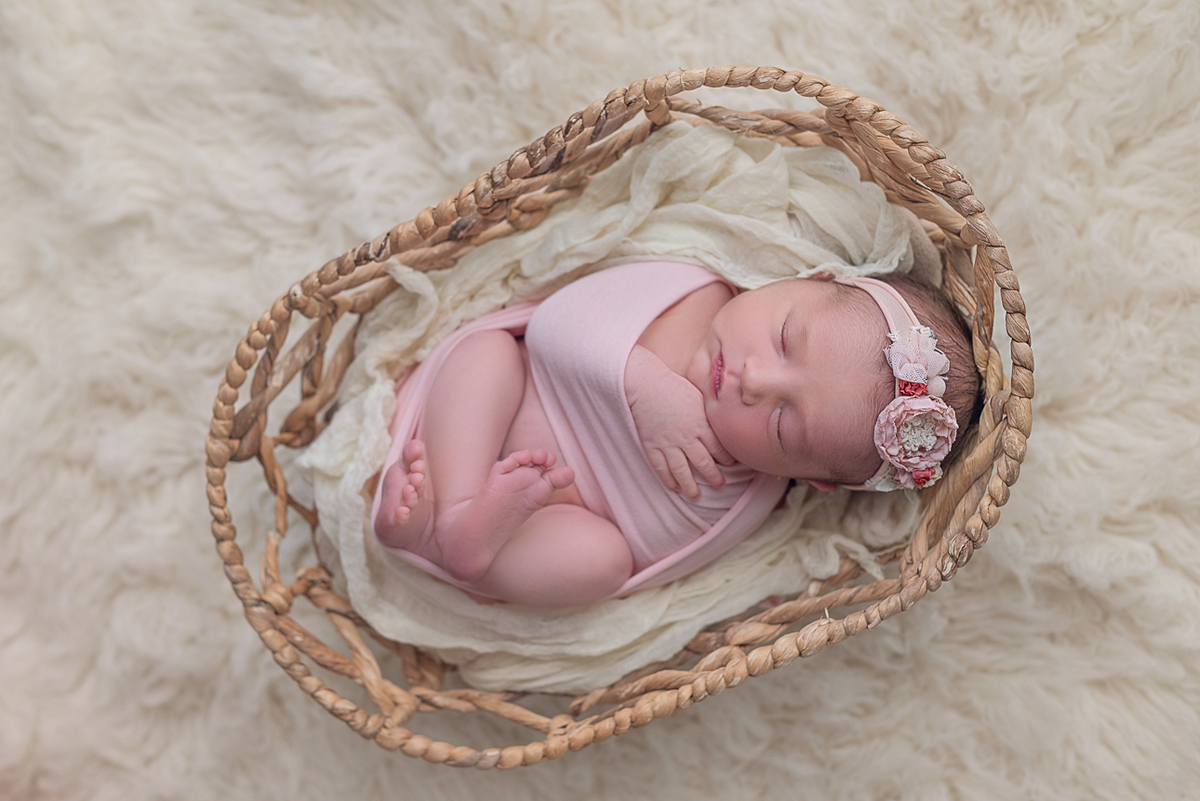 Ensaio de menina recém nascido