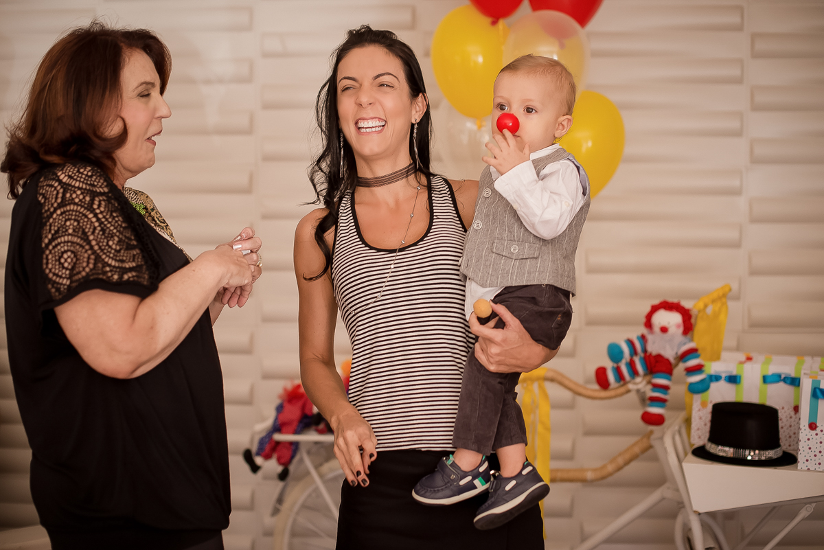 titia  na festa do Davi