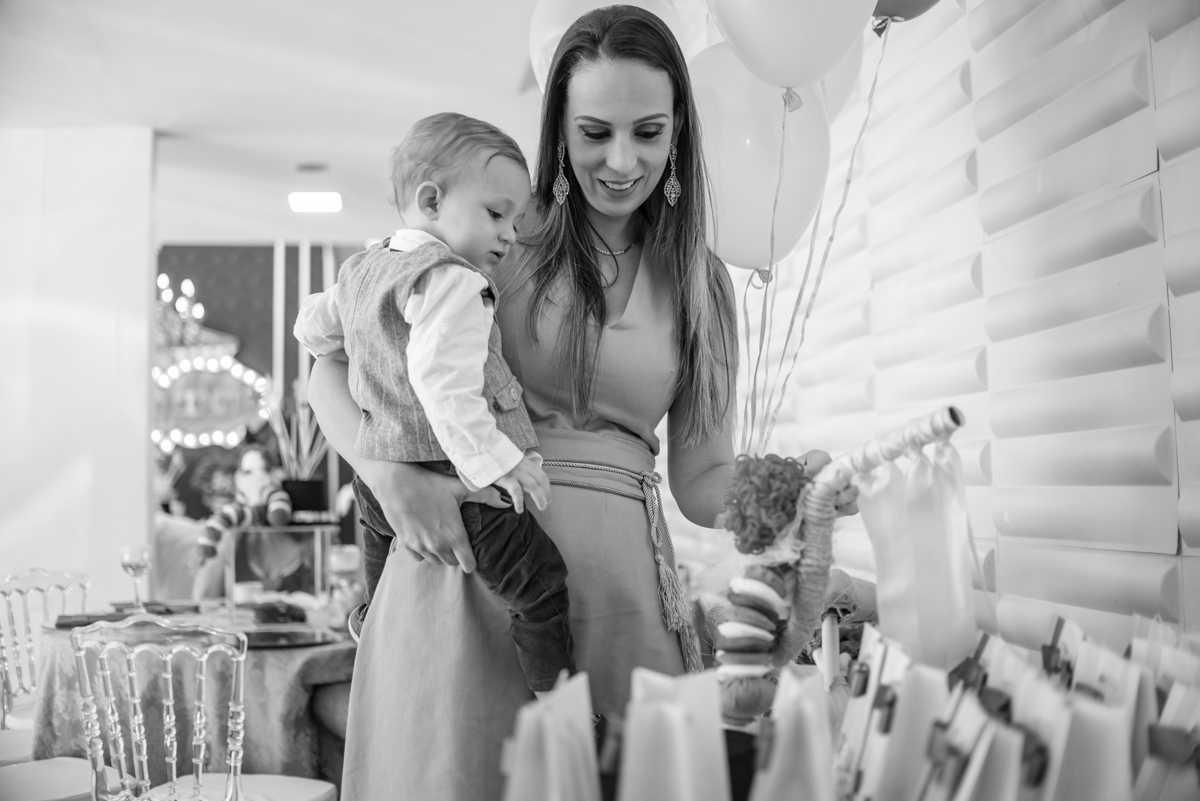 presente na festa de um ano