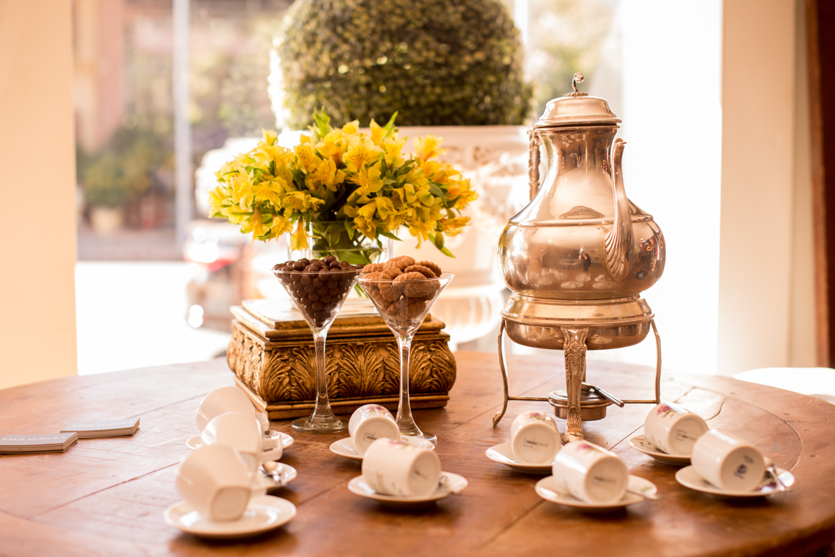 café em festa de crianças