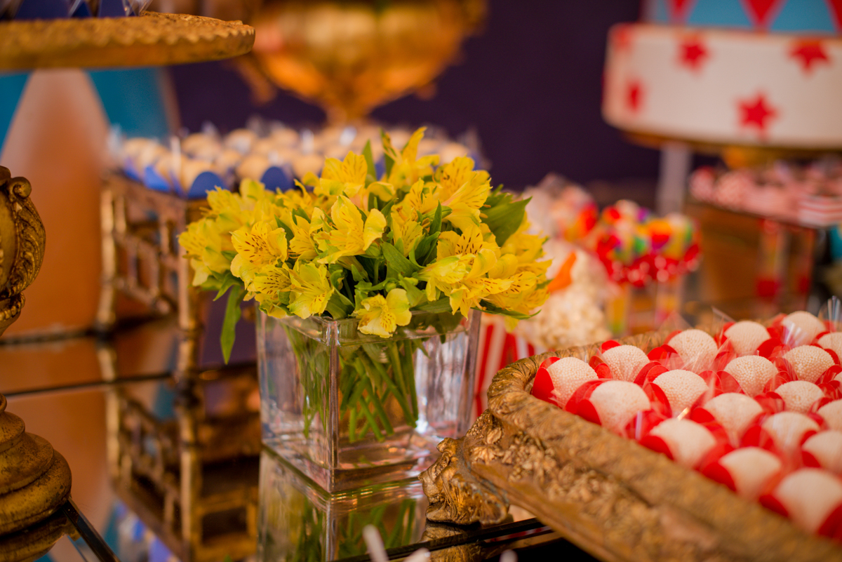 flores na decoração