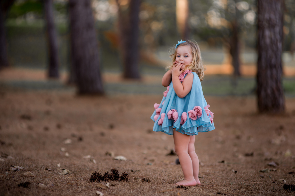 Ensaio externo de menina