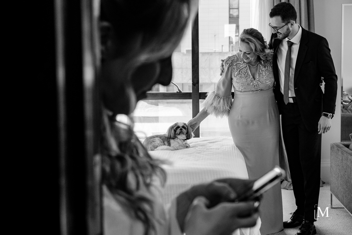 noiva enviando mensagem