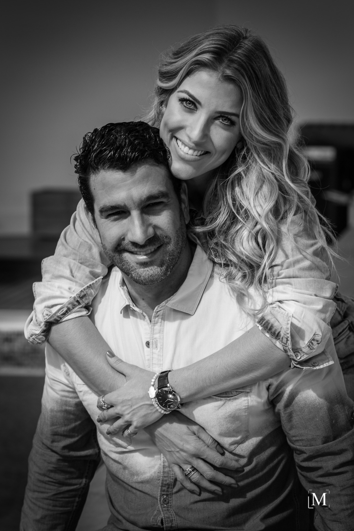 retrato do casal Camila e Fabio